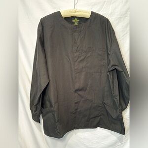 Black Natural Uniforms Scrub Jacket. Size XL.